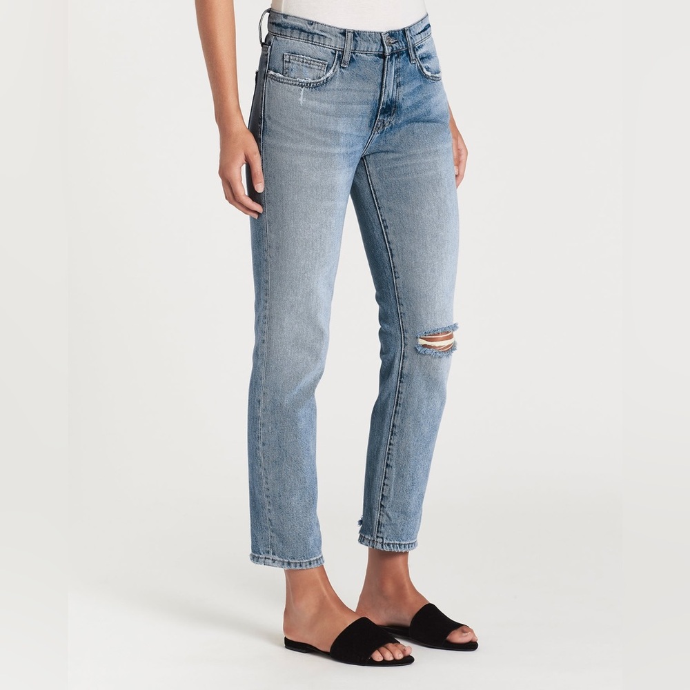 NWT Current/Elliott Skinny/Boyfriend Jeans THE FLING 2 YEAR RIG IND Size 25